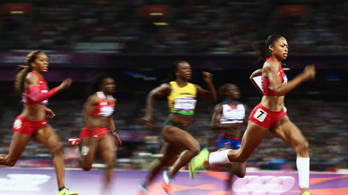 Allyson Felix of the United States