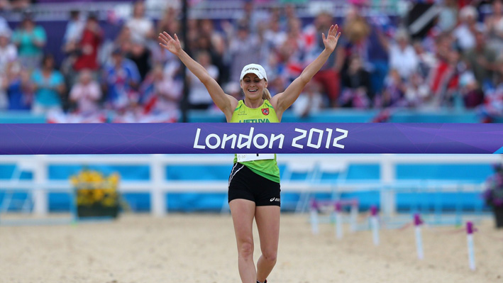 Laura Asadauskaite of Lithuania