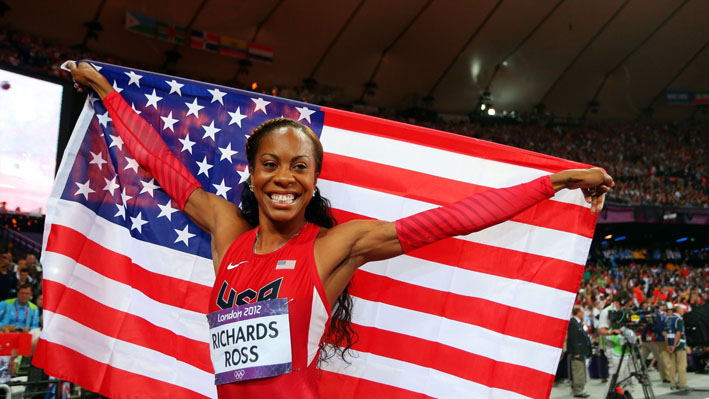 Sanya Richards-Ross of the United States