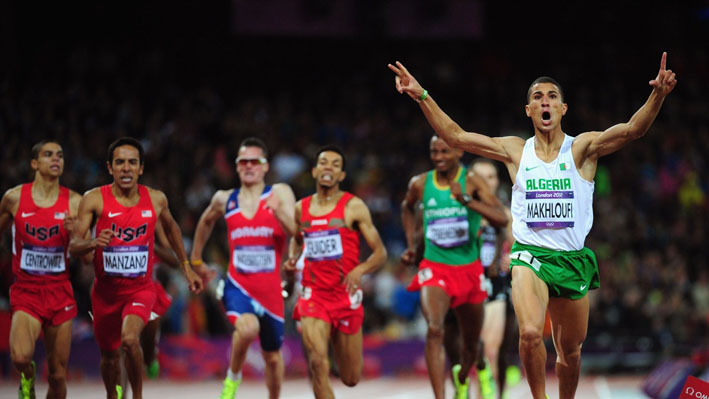 Taoufik Makhloufi of Algeria