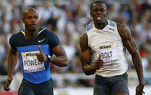 asafa powell usain bolt