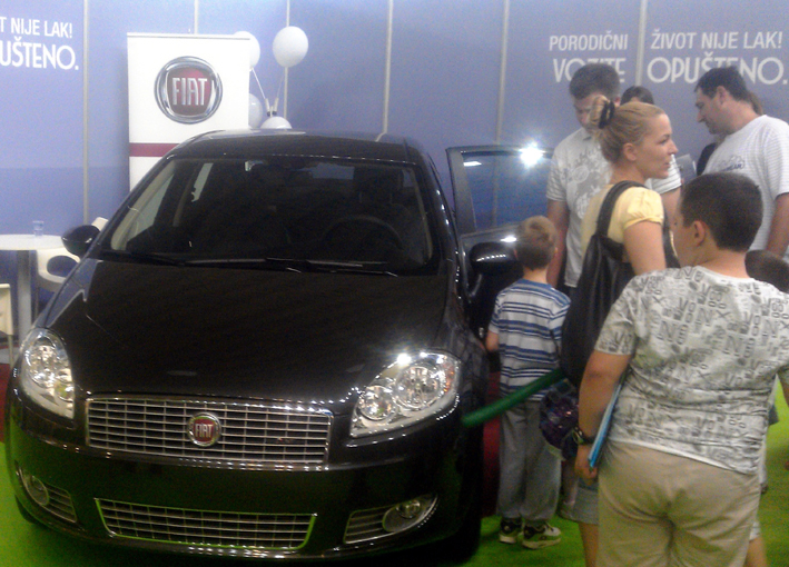 Fiat Linea na manifestaciji Kids Fair