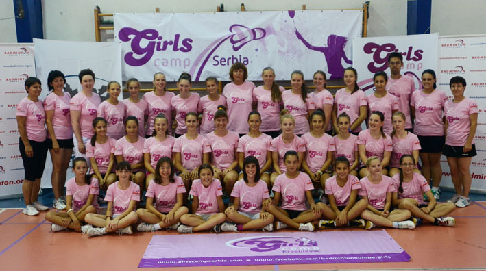 BADMINTON Girls camp 2013 Ucesnici