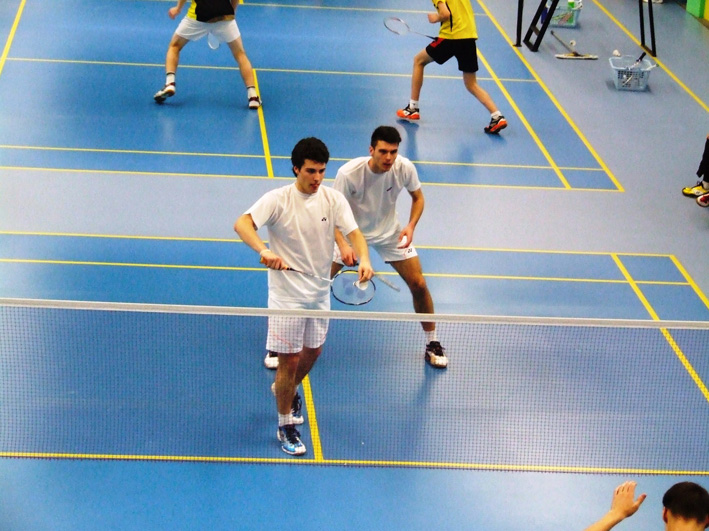 BADMINTON Juniorski reprezentativci Srbije Dragoslav Petrovic i Miodrag Kalicanin