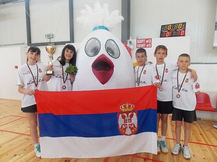 Balkansko prvenstvo za igrace do 13 godina u Bugarskoj Srpski tim sa bronzom u ekipnoj konkurenciji