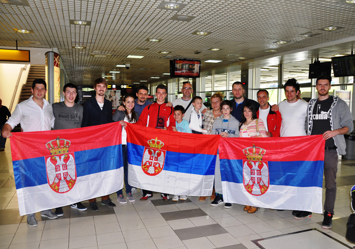 Docek Dragoslava Petrovica i trenera Dragana Antica