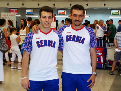 Dragoslav Petrovic i Milan Barbir pred put u Kinu