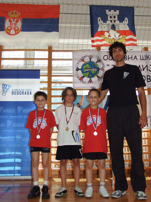 Letnji badminton turnir Jefimija 2011_Pobednici od I do IV razreda