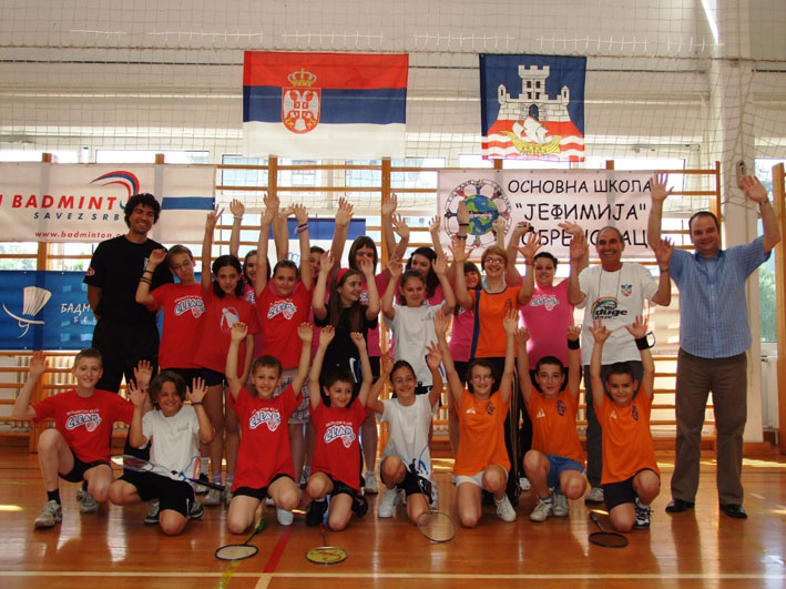 Letnji badminton turnir Jefimija 2011_Ucesnici od I do IV razreda