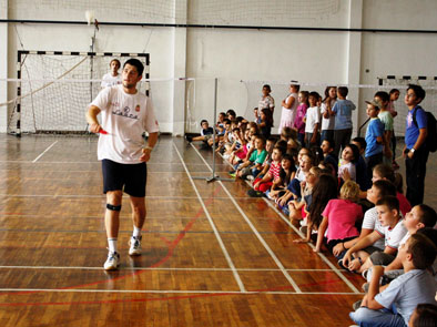 Promocija badmintona u Zrenjaninu_Demonstracioni mecevi