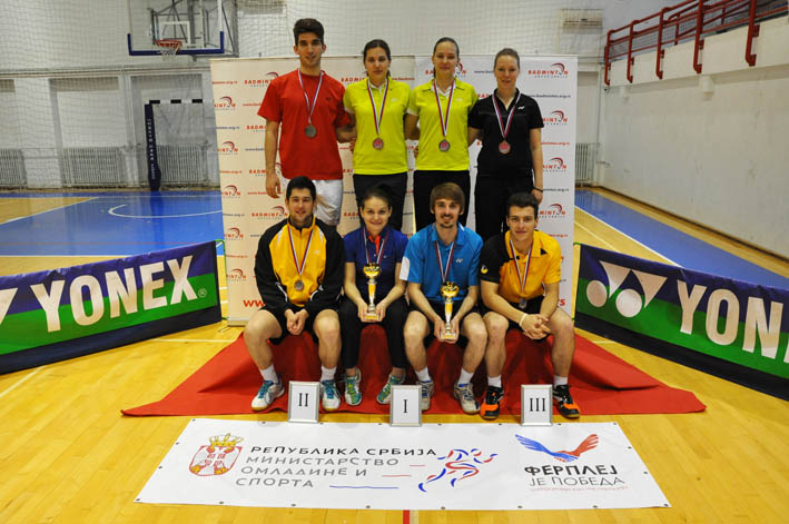 Prvenstvo Srbije za seniore Osvajaci medalja u singlu