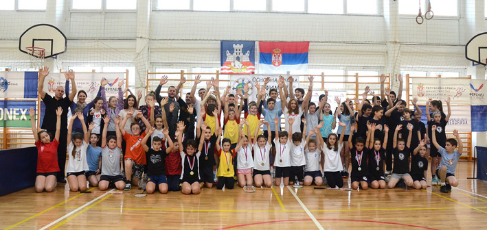 Svetosavski badminton turnir Jefimija 2015 Ucesnici