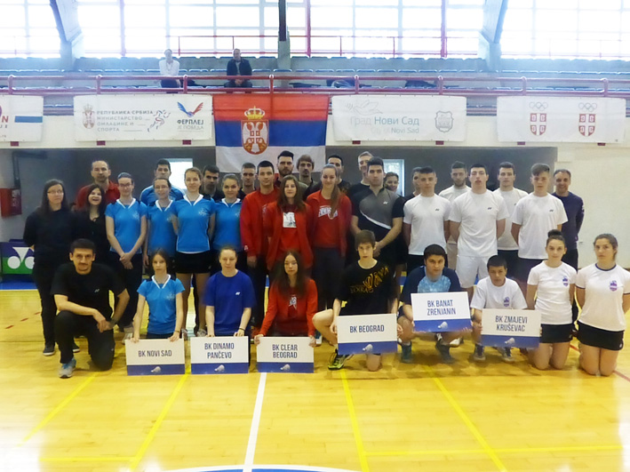 XIII Kup grada Novog Sada u badmintonu Ucesnici