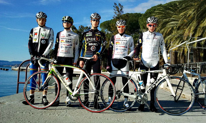 biciklisti partizana na jadranu