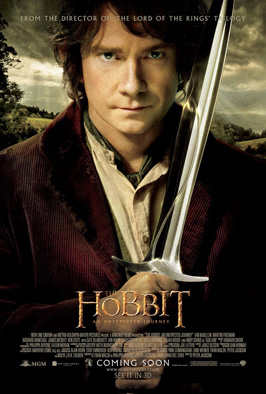 Hobbit Bilbo Face poster