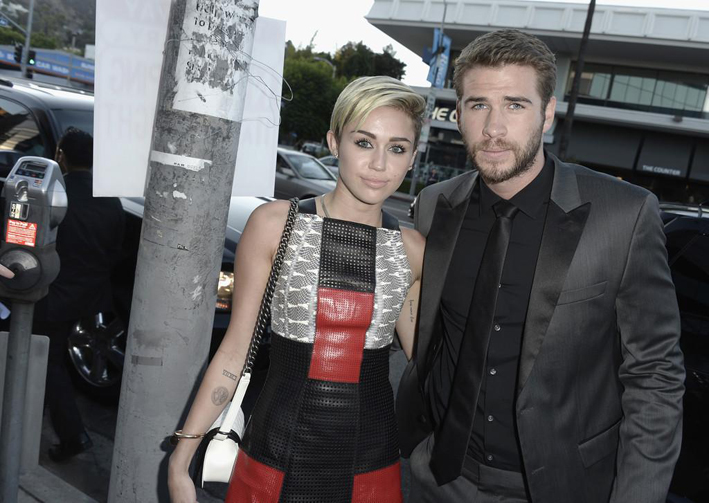 Miley Cyrus and Liam Hemsworth