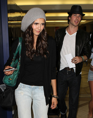 Nina Dobrev Ian Somerhalder