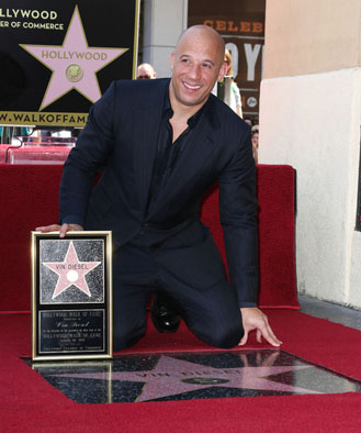 Vin Diesel Hollywood Walk