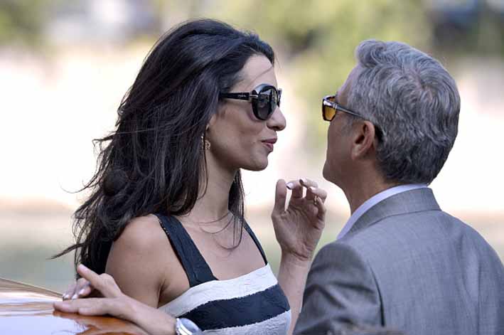George Clooney Amal Alamuddin love