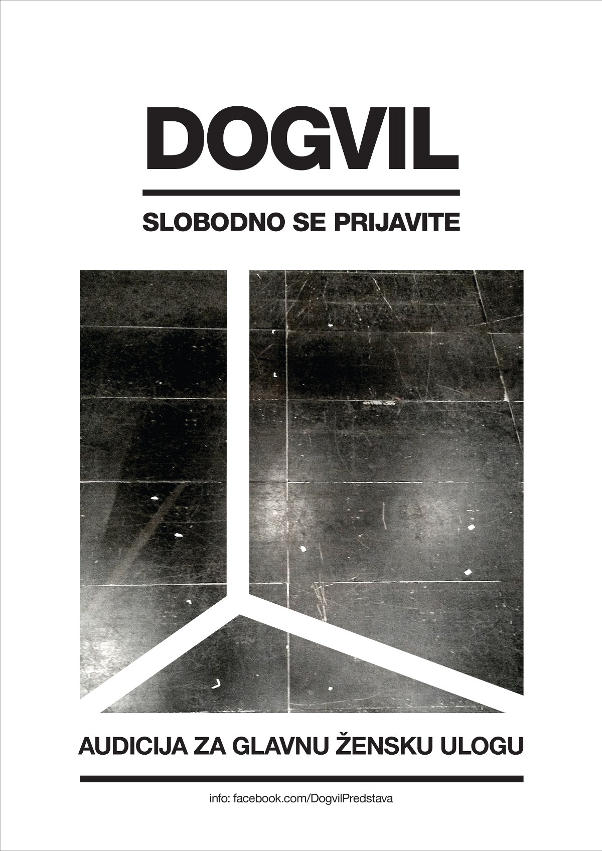 Poster Dogvil audicija