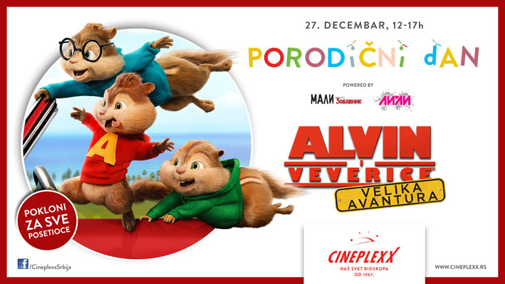 Porodicni dan Alvin i veverice