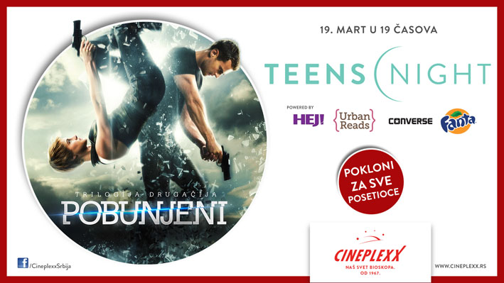 teens night trilogija drugacija pobunjeni