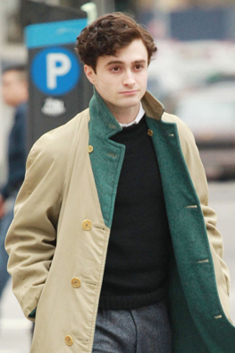 Daniel Radcliffe set of film Kill Your Darlings