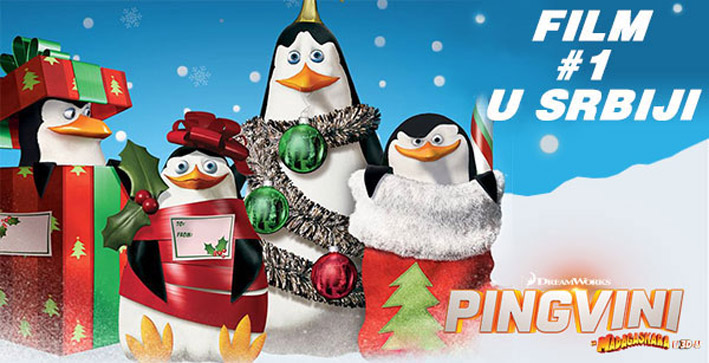 Pingvini sa Madagaskara praznicno raspolozenje