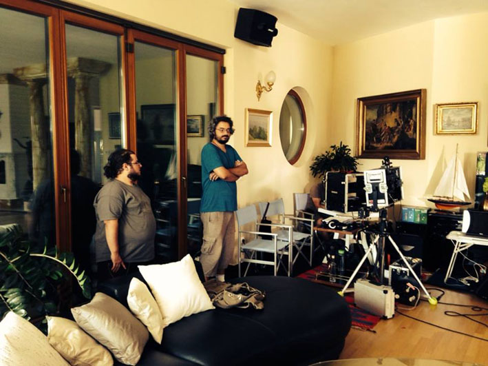 dimitrije i danilo na setu