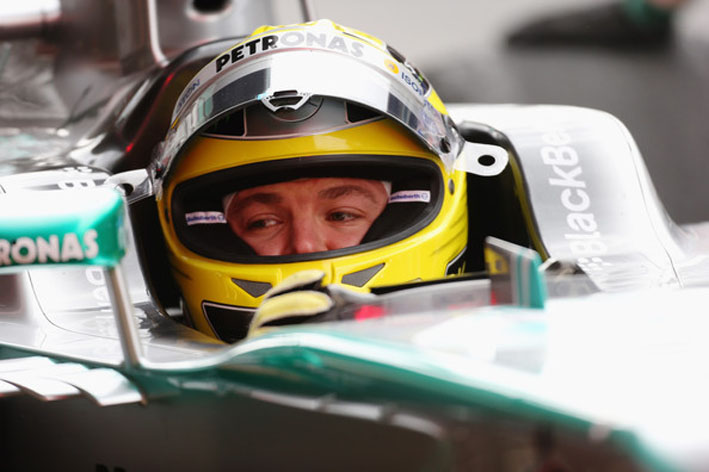 Nico Rosberg F1 Testing Barcelona