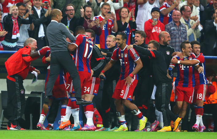 slavlje-gvardiola Bayern Manchester City