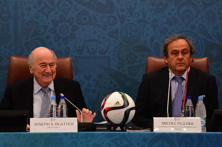 Joseph S. Blatter and Michel Platini