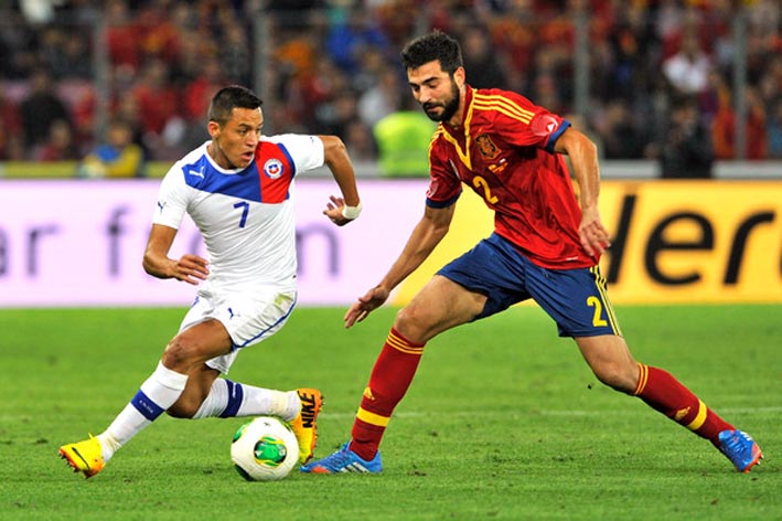 Raul Albiol Spain Chile