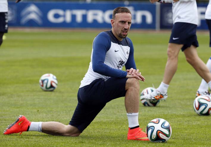 franck ribery trening