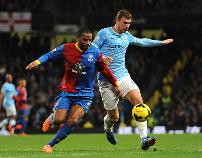 Edin Dzeko Manchester City Crystal Palace