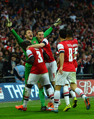 Lukasz Fabianski Wigan-Arsenal