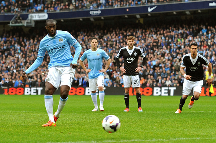 Yaya Toure Manchester City Southampton