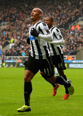 Yoan Gouffran Newcastle slavlje