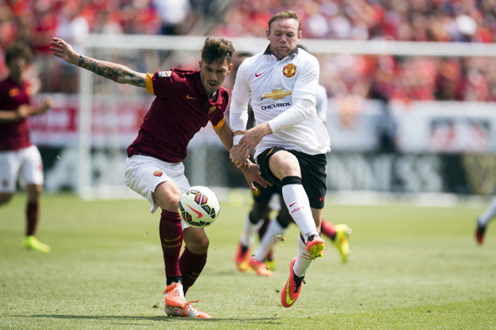 Wayne Rooney Manchester United Roma