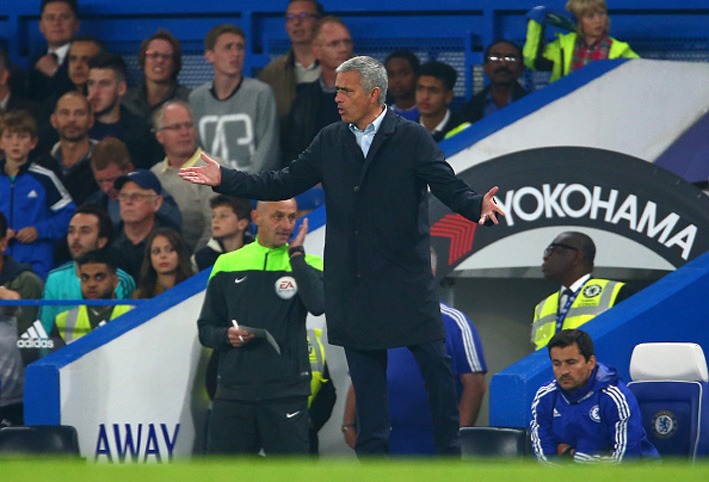 Jose Mourinho frustration