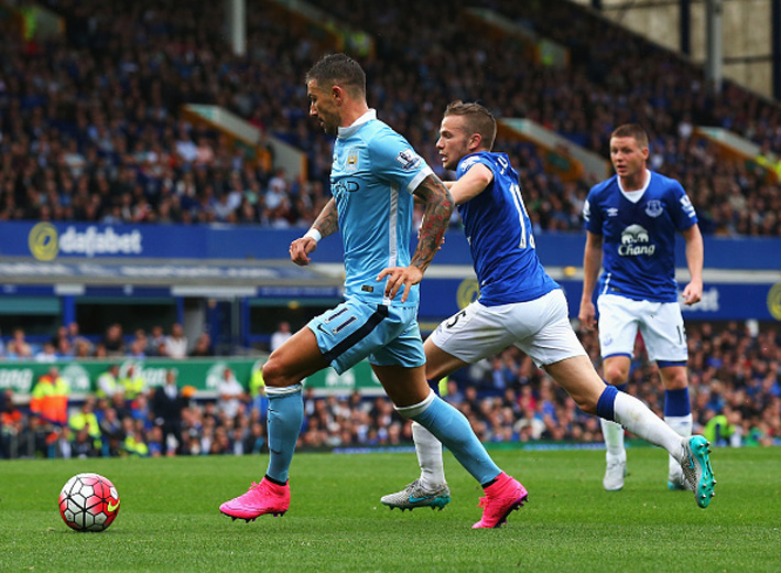 Kolarov Everton v Manchester City