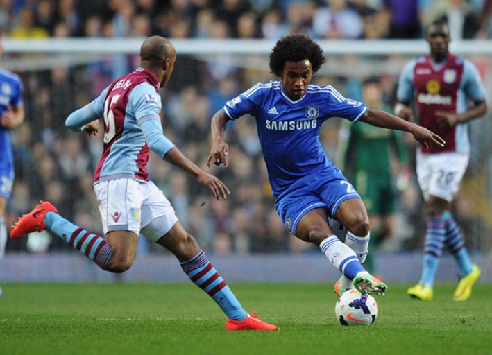 Delph Aston Villa Chelsea