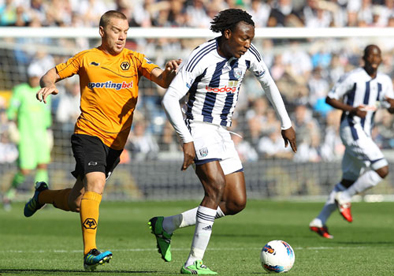 Jamie O Hara Wolverhampton Wanderers Somen Tchoyi West Bromwich Albion