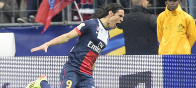 Cavani goal celebration
