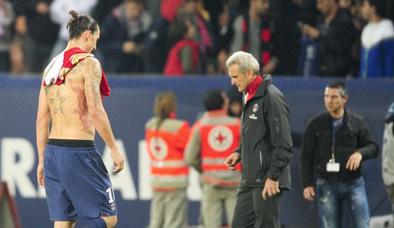 PSG_Ibrahimovic_Sad