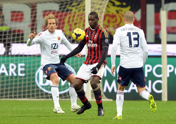 Balotelli Milan Genoa