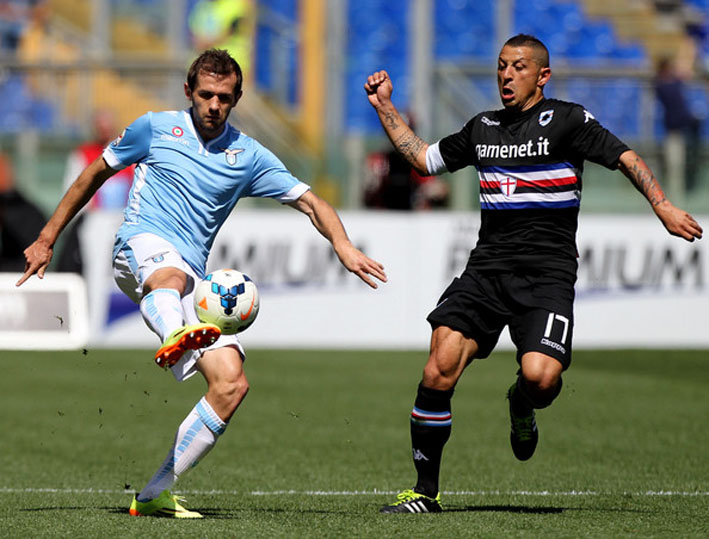 Senad Lulic Lazio Sampdoria