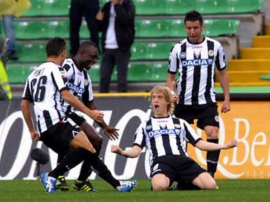 Dusan Basta Udinese slavlje