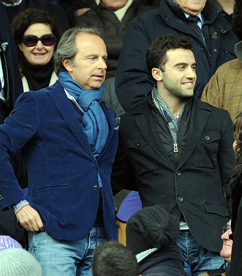 Giuseppe Rossi Andrea Della Valle Fiorentina President