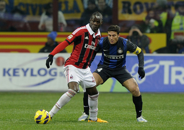 Mario Balotelli Javier Zanetti